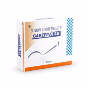 Caverta 25 mg Sildenafil Citrate tablets for mild erectile dysfunction treatment