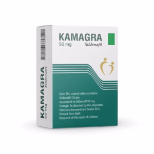 Kamagra 50 mg Sildenafil Citrate tablets for mild erectile dysfunction treatment in men