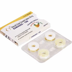 Kamagra Polo Sildenafil Citrate chewable tablets for erectile dysfunction treatment in men