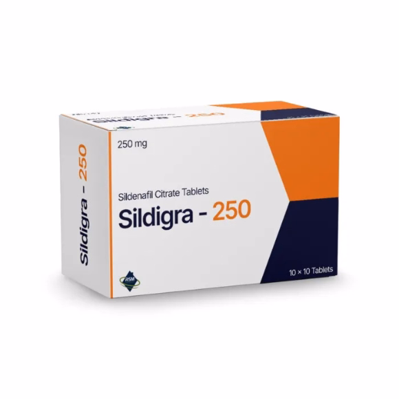 Sildigra 250mg 2 Sildigra 250 mg tablets – extra high-dose ED medication for men