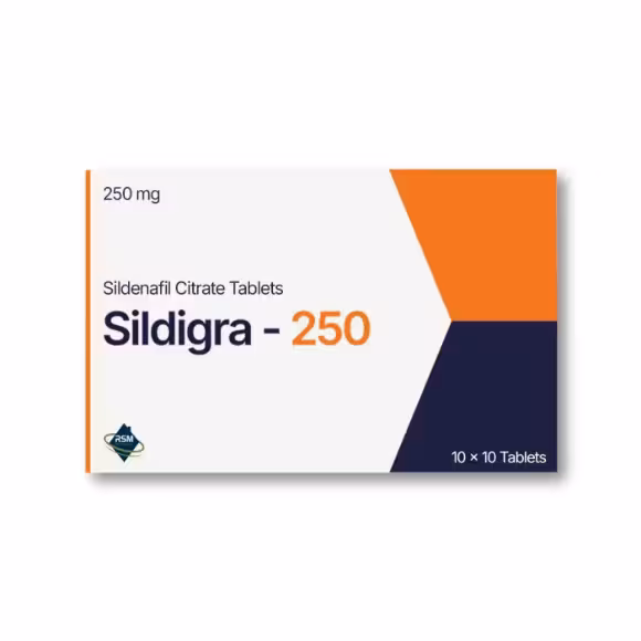 Sildigra 250mg 1 Sildigra 250 mg extra strong ED tablets