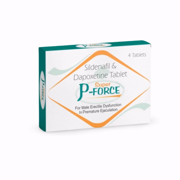 Super P Force 1 Super P Force tablets with Sildenafil and Dapoxetine for erectile dysfunction and premature ejaculation treatment in men