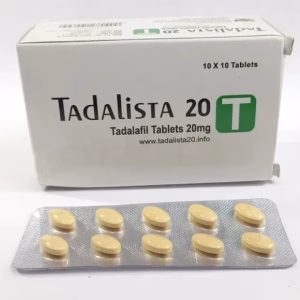 Tadalista 20 mg tablets – effective Tadalafil medication for male sexual performance