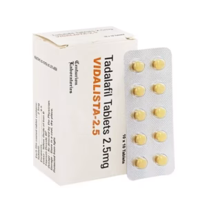 Vidalista 2.5 mg tablets – low-dose Tadalafil for daily erectile dysfunction management
