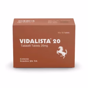 Vidalista 20 mg Tadalafil tablets for erectile dysfunction treatment in men