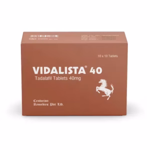 Vidalista 40 mg Tadalafil tablets for moderate to severe erectile dysfunction treatment in men