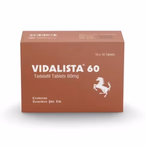 Vidalista 60 mg Tadalafil tablets for severe erectile dysfunction treatment in men