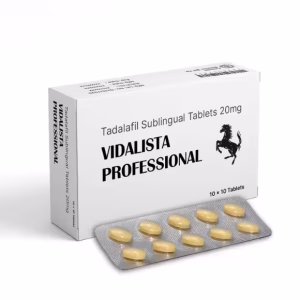 Vidalista Professional pills – Tadalafil sublingual tablets for improved sexual performance