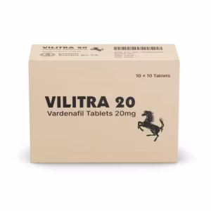 Vilitra 20 mg Vardenafil tablets for erectile dysfunction treatment in men