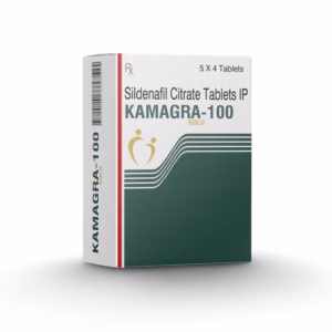 Kamagra 100 mg Sildenafil Citrate tablets for erectile dysfunction treatment in men