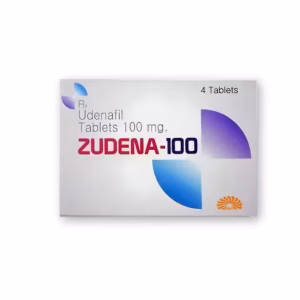 Zudena 100 mg tablet used for stronger, long-lasting erections in men.